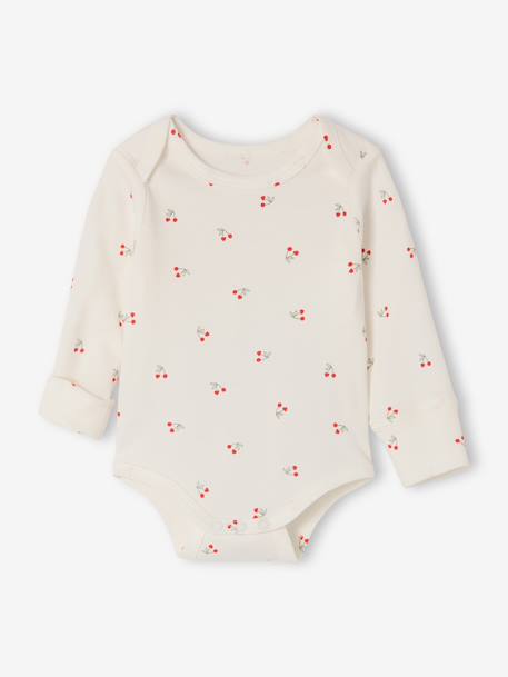 Lot bodies manches longues cerise rouge - vertbaudet enfant 