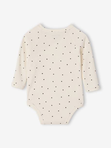 Set van 2 body's baby met lange mouwen ecru - vertbaudet enfant 