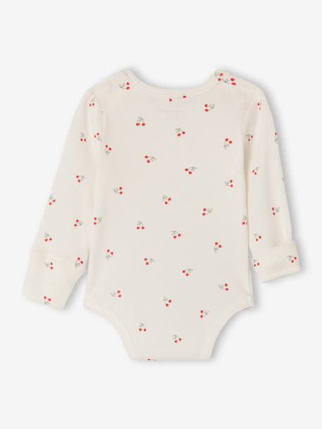 Set body's met lange mouwen met kersen rood - vertbaudet enfant 