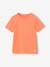 Personaliseerbare gekleurd jongensshirt met korte mouwen BLAUW+mango+rood+salie+wit - vertbaudet enfant 
