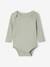 Lot 3 bodies bébé manches longue vert sauge - vertbaudet enfant 