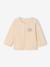 Babypakje vestje en broek fluweel / velours vanille - vertbaudet enfant 
