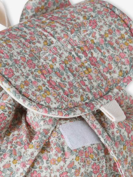 Sac à dos personnalisable en gaze de coton animation oreilles bleu nuit+multicolore+rose+rose poudré+vanille+vert sauge - vertbaudet enfant 