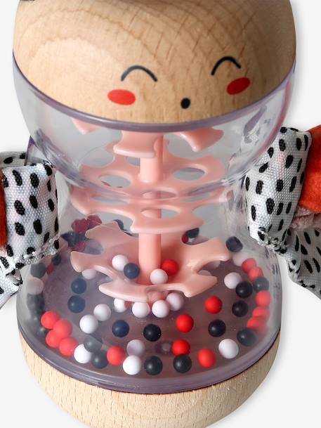 Hochet coccinelle bois FSC® rouge - vertbaudet enfant 