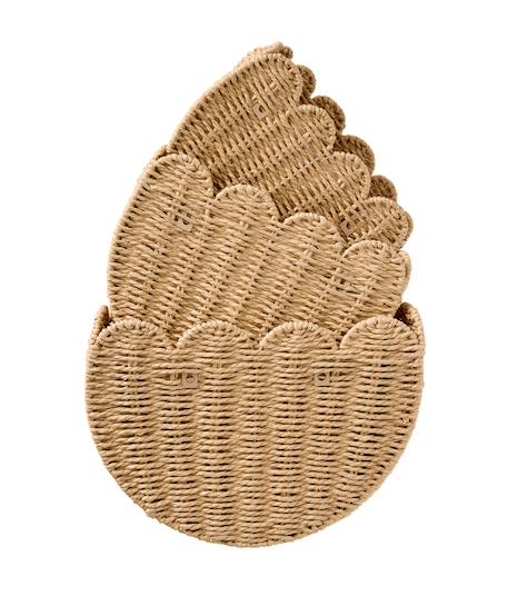 Set van 3 manden wanddecoraties FESTON beige - vertbaudet enfant 