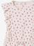 Robe fille imprimée manches volantées blanc imprimé+rose pâle+vert émeraude - vertbaudet enfant 