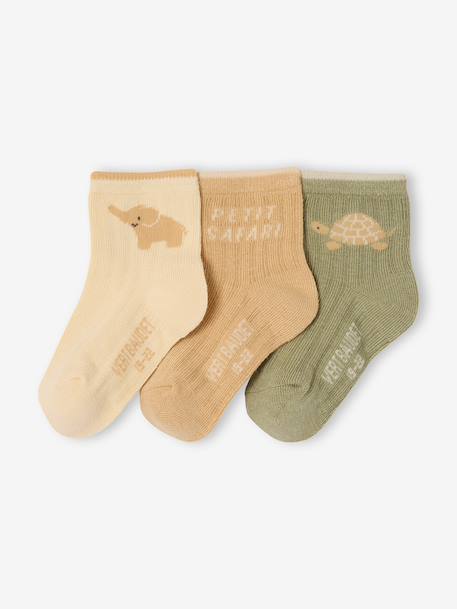 Bébé-Lot de 3 paires de chaussettes bébé garçon