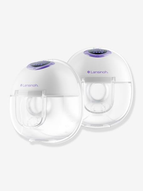 Dubbele handsfree borstkolf LANSINOH paars - vertbaudet enfant 