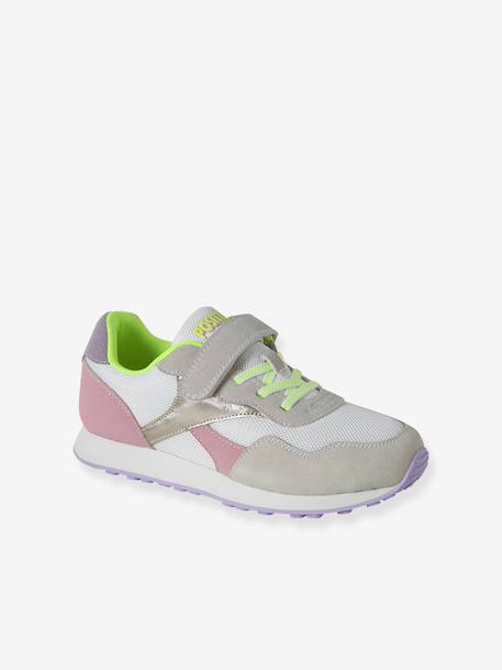 Baskets enfant fille lacets élastiqués lot rose - vertbaudet enfant 