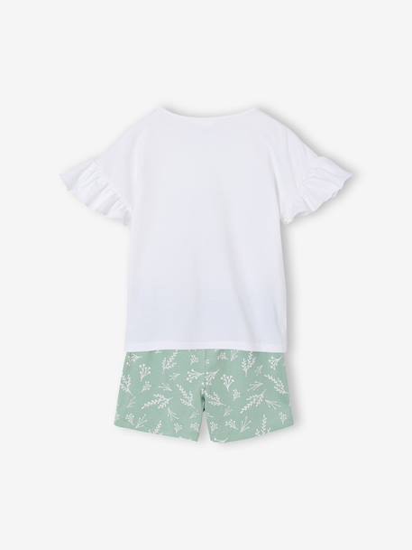 Pyjashort fille Bambi Disney bleu grisé - vertbaudet enfant 