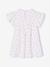 Robe fille en gaze de coton imprimée beige+beige imprimé+rose pâle+vanille - vertbaudet enfant 