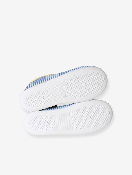 Elastische stoffen kinderslofjes blauw, gestreept - vertbaudet enfant 