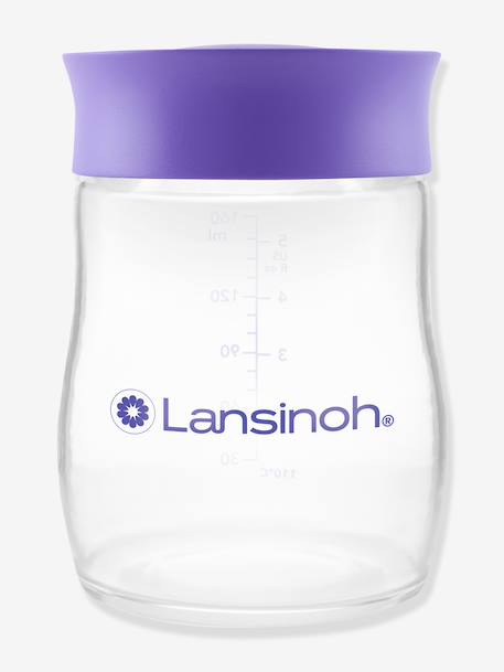 Set van 4 LANSINOH 160 ml bewaarpotjes voor moedermelk wit - vertbaudet enfant 