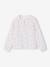 Chemise file gaze de coton imprimée personnalisable blanc imprimé+écru - vertbaudet enfant 