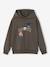 Sweater met capuchon jongen BRAWL STARS muisgrijs - vertbaudet enfant 