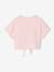 T-shirt manches courtes sport rose pâle - vertbaudet enfant 