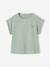 T-shirt fille sport écru+vert sauge - vertbaudet enfant 