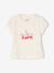 Lot de 3 t-shirts bébé fille manches longues écru+rayé rouge - vertbaudet enfant 