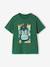 T-shirt garçon manches courtes animaux blanc+écru+vert sapin - vertbaudet enfant 