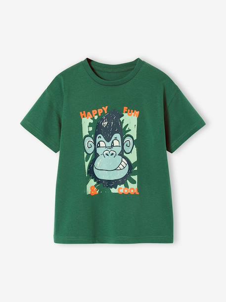 Garçon-T-shirt garçon manches courtes animaux