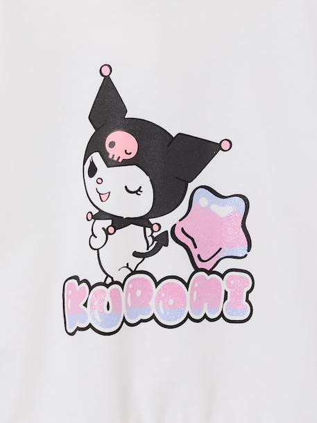 Sweat à capuche Kuromi écru - vertbaudet enfant 