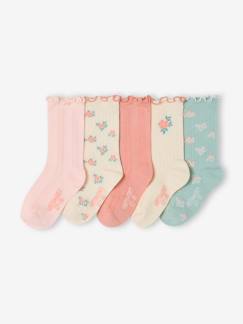 -Lot 5 chaussettes fille 
