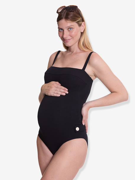 Maillot de bain grossesse 1 pièce noir - vertbaudet enfant 