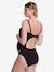 Maillot de bain grossesse 1 pièce noir - vertbaudet enfant 