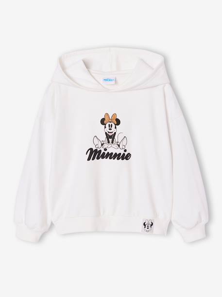 Sweater met capuchon MINNIE ecru - vertbaudet enfant 