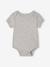 Lot 3 bodies évolutif garçon manches courtes gris chiné - vertbaudet enfant 