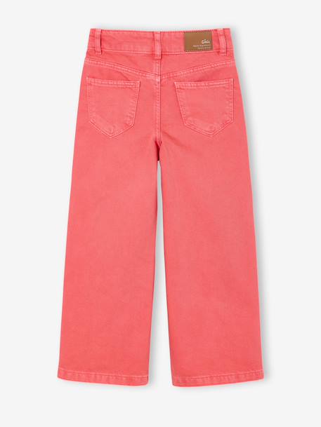 Pantalon fille large MorphologiK fin corail+kaki+vert de gris+vieux rose - vertbaudet enfant 