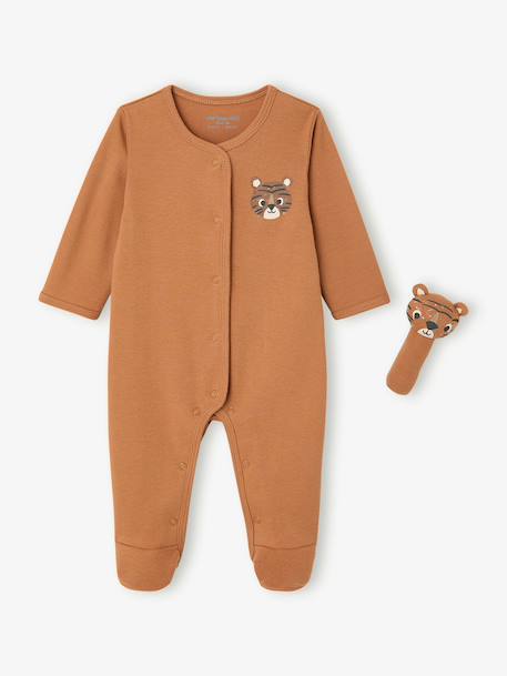 Coffret pyjama naissance et doudou camel - vertbaudet enfant 