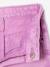 Pantalon fille large à volants écru+lilas - vertbaudet enfant 