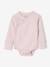 Ensemble bébé body, legging et bonnet rayé rose chiné - vertbaudet enfant 