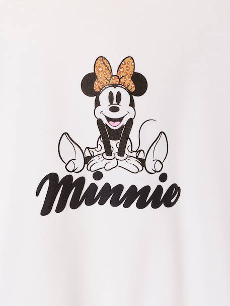 Sweat à capuche Minnie écru - vertbaudet enfant 