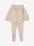Coffret ensemble bébé fille tricot 3 pièces beige chiné - vertbaudet enfant 