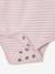 Babyset body, legging en muts met strepen gemêleerd roze - vertbaudet enfant 
