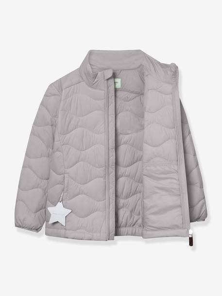 MATNAVA MINI A TURE lichtgewicht gewatteerde jas voor kinderen amandelgroen+lila (poederkleur)+wortel - vertbaudet enfant 