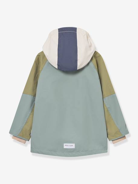 Veste matelassée à capuche garçon MATVALON MINI A TURE vert sauge - vertbaudet enfant 