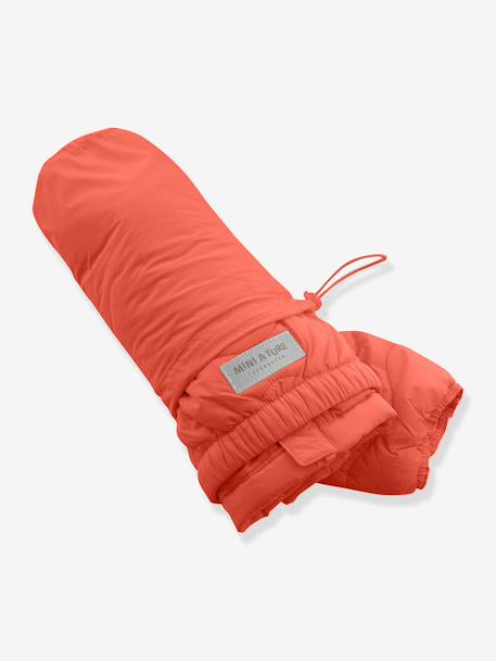 Veste légère matelassée enfant MATNAVA MINI A TURE carotte+lilas poudré+vert amande - vertbaudet enfant 