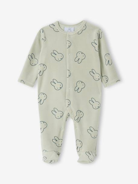 Lot pyjamas naissance bébé mixte Miffy vert de gris - vertbaudet enfant 