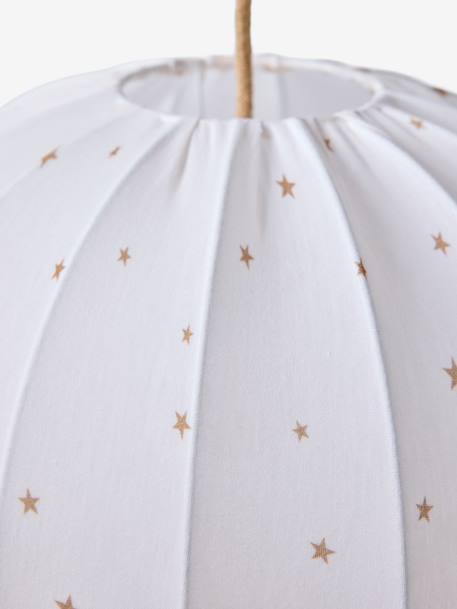Bolvormige stoffen lampenkap voor hanglamp beige - vertbaudet enfant 