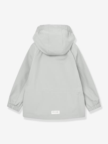 Veste softshell à capuche bébé coupe-vent et déperlante MATADEN MINI A TURE menthe+vert - vertbaudet enfant 