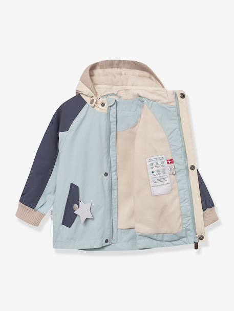 Veste doublée à capuche bébé MATWALLY MINI A TURE bleu clair - vertbaudet enfant 