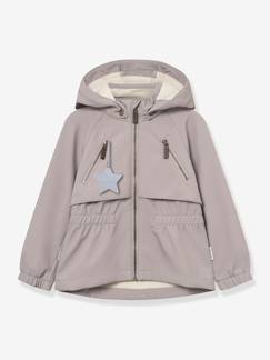 -Veste softshell à capuche fille coupe-vent et déperlante MATALGEA MINI A TURE