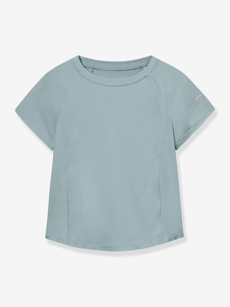 Praktisch T-shirt met verkoelend effect MATLOIS MINI A TURE grijsblauw+leiblauw+lila - vertbaudet enfant 