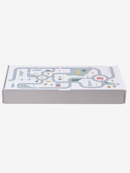 Tiroir de lit enfant circuit de voiture blanc - vertbaudet enfant 