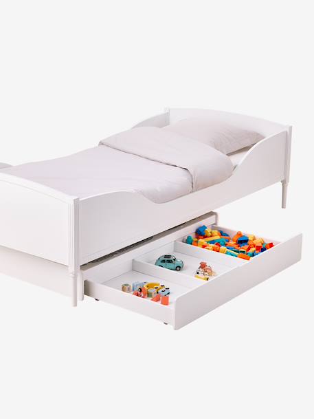 Tiroir de lit enfant circuit de voiture blanc - vertbaudet enfant 
