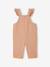 Salopette bébé fille en twill noix de pécan - vertbaudet enfant 