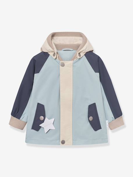 Veste doublée à capuche bébé MATWALLY MINI A TURE bleu clair - vertbaudet enfant 